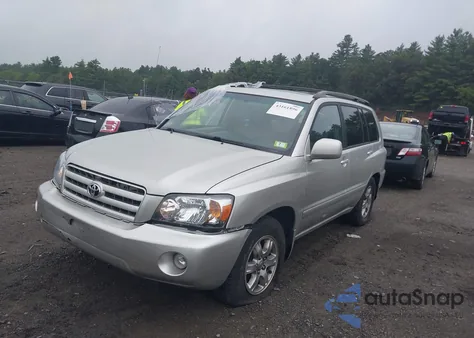 2004 Toyota Highlander V6 из США, поврежденный, VIN JTEDP21A740005875